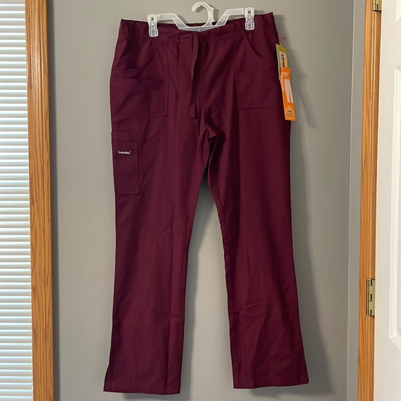 Landau womens essential modern fit cargo scrub pants - Picture 1 of 13